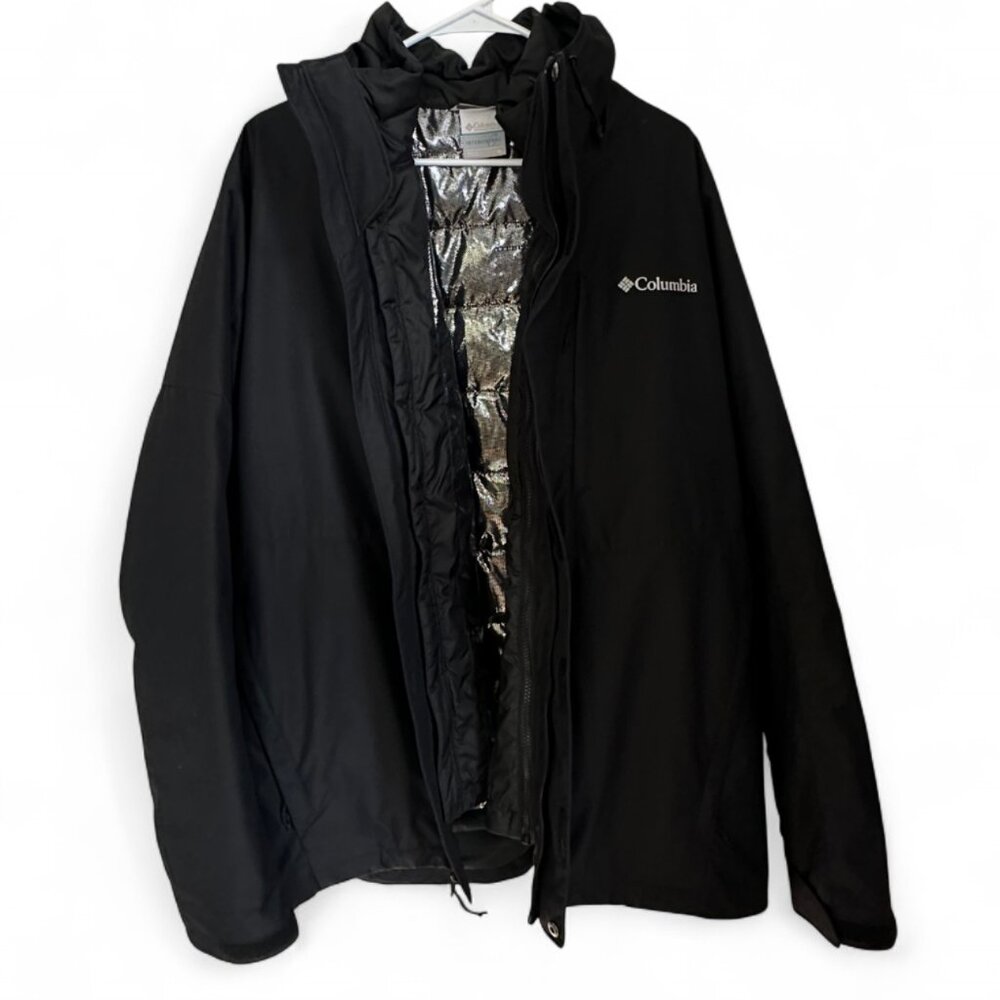 Men's Interchange Columbia Jacket Black (XL)